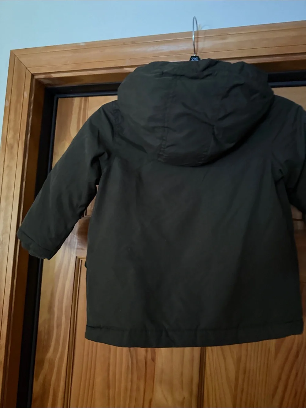 Old Navy Kids' Olive Green Hooded Puffer Jacket